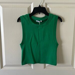 NWT Zara Kelly Green Tank Top